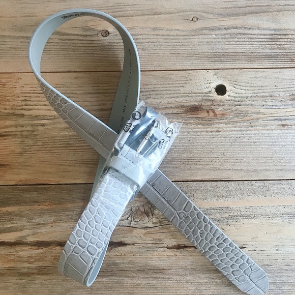 Levi’s Faux Croc 🐊 Sliver Belt - Picture 1 of 4